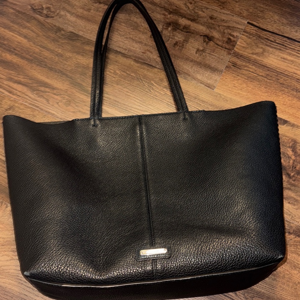 Black Leather Tote Bag Rebecca Minkoff